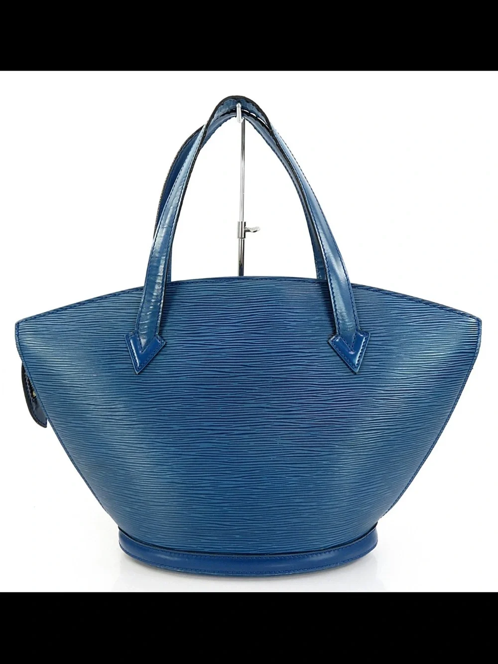 Louis Vuitton Blue Epi Leather Handbag